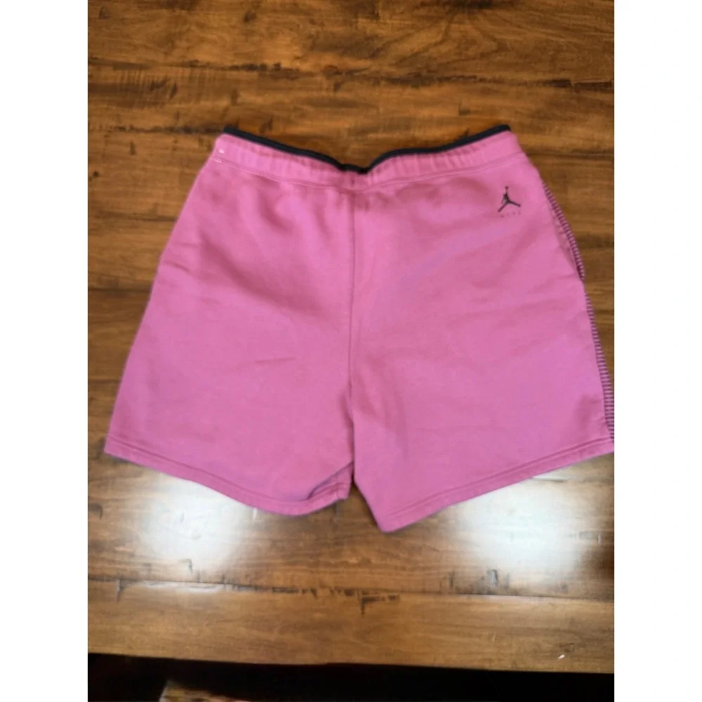 Jordan Jumpman Fleece Shorts Mens XL Pink Graphic Split Design
